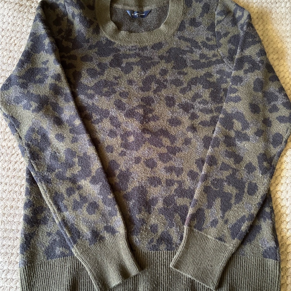 Women’s Green Patterned Sweater